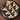 Plate with chocolate and carrot desserts.