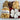 Assorted cookies and a bag of Caramel Crunch in a box on a light background