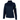 Navy blue quarter zip pullover with green shamrock Misericordia logo on the left sleeve