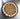 Large cookie cake with white frosting, colorful sprinkles, and a message 'Your Message Here!!' on a metallic surface.