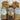 Packaged bread and cookies with Misericordia labels on a wooden surface